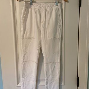 white Zara sweats/pants